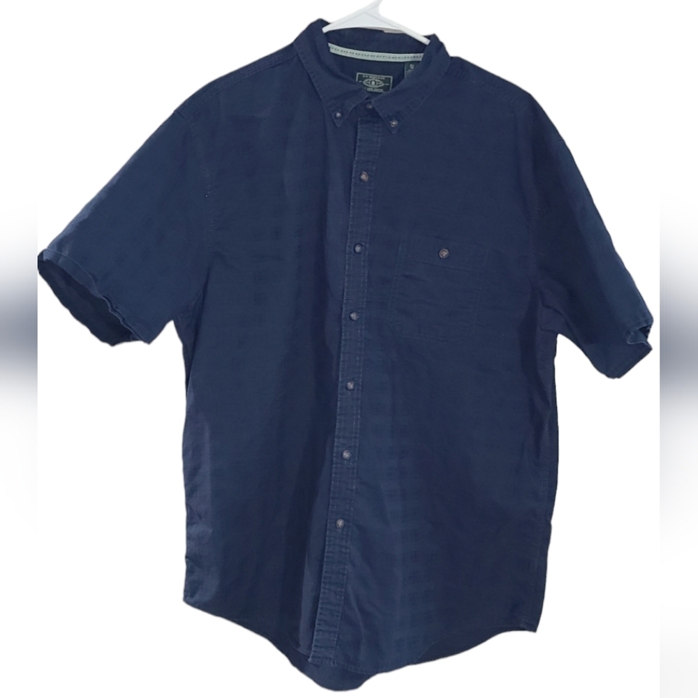 G.H. Bass & Co. Polo Woven embroidered‎ print polo shirt XL